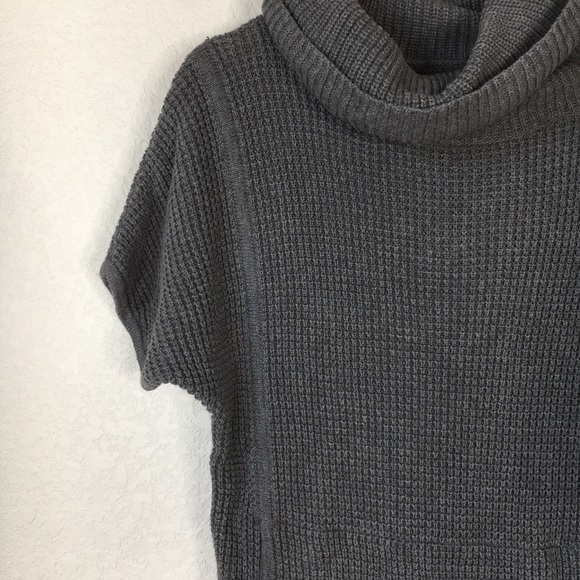 UGG Gray Selby Short Sleeve Cowl Neck Sweater - Picture 4 of 10